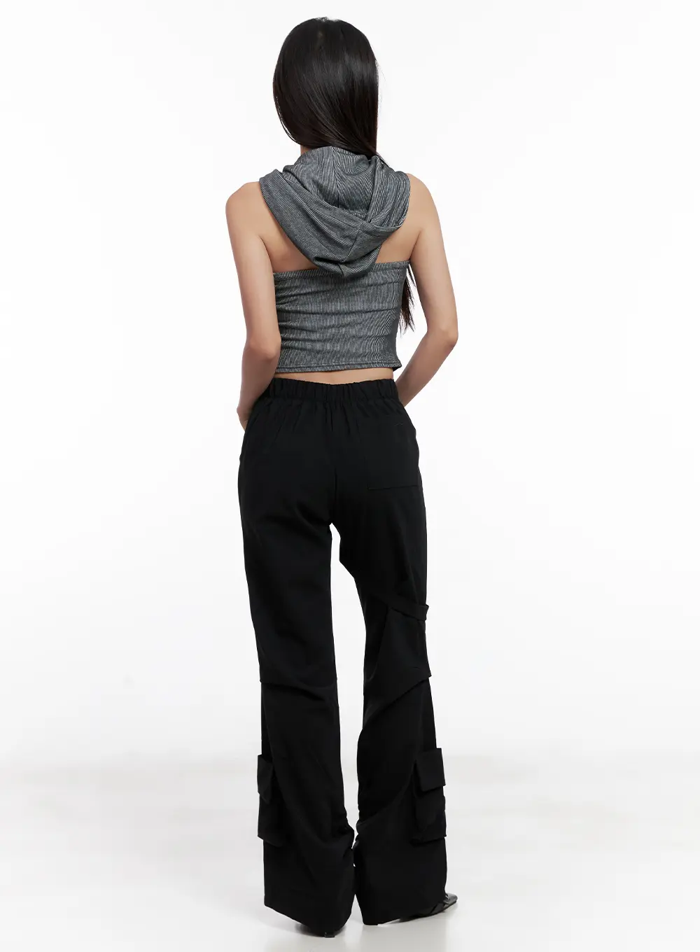 Utility Buckle Flare Pants CL518 - Image 4