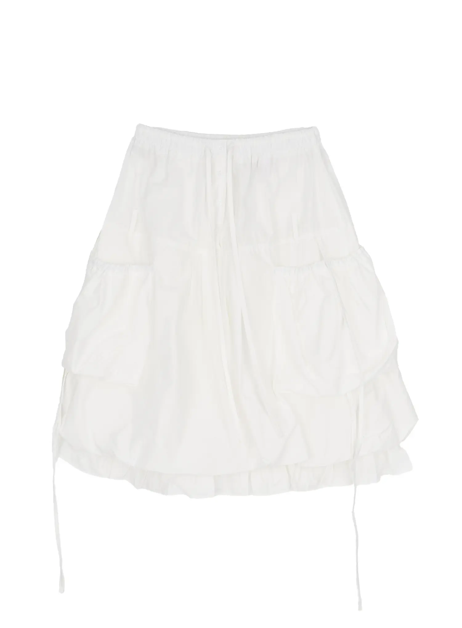 Utility Pocket Balloon Midi Skirt CM512 - Image 11