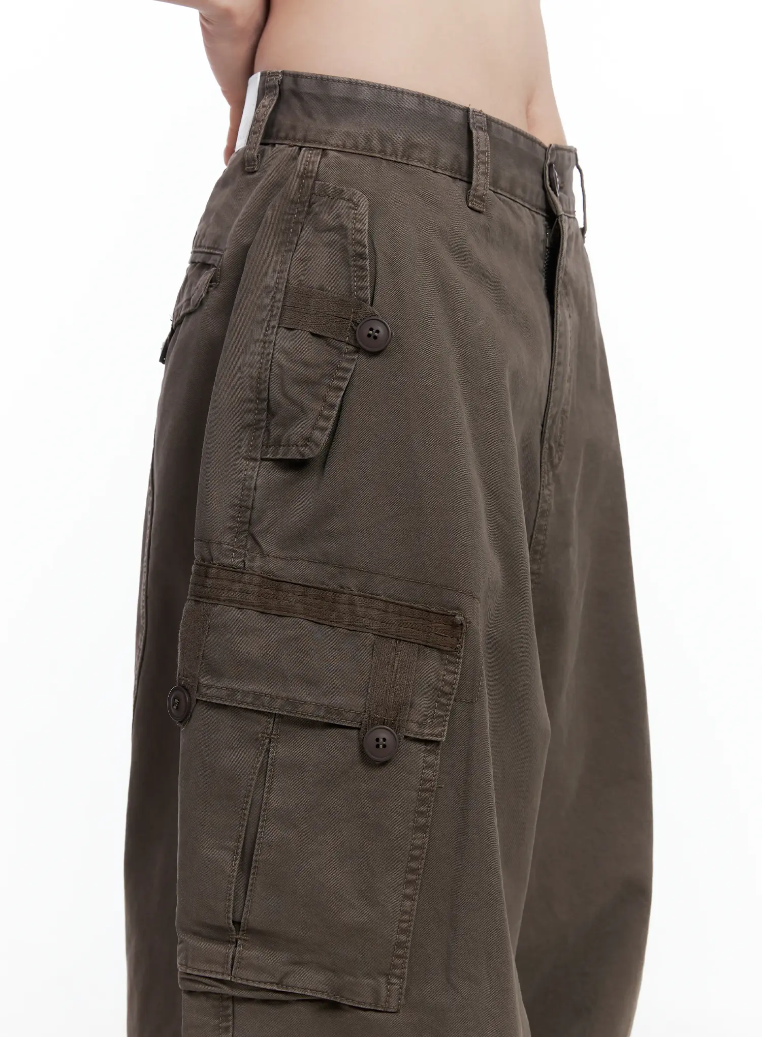 Utility Pocket Wide-Leg Trousers CS501 - Image 7
