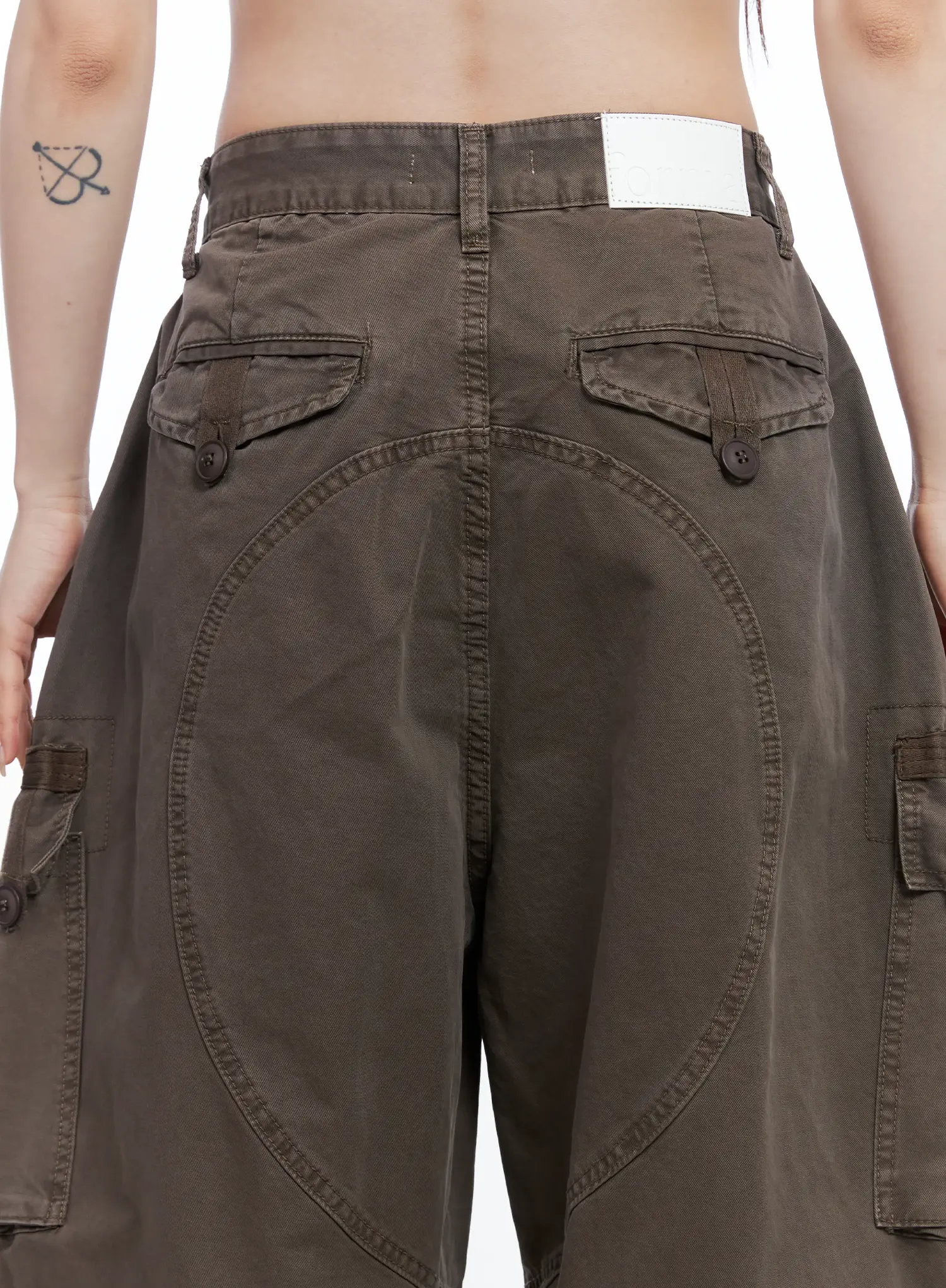 Utility Pocket Wide-Leg Trousers CS501 - Image 8