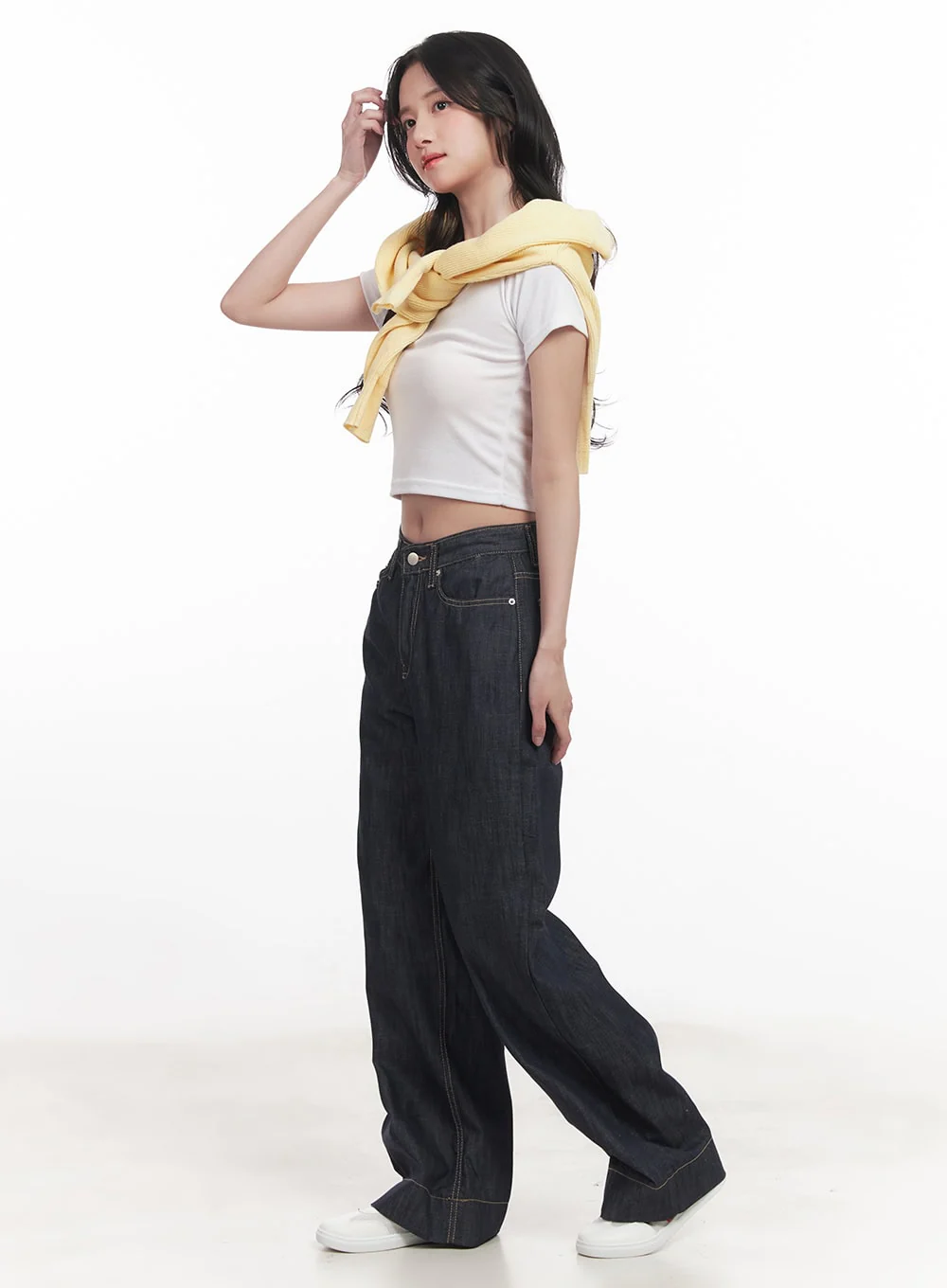 V-Neck Cropped Cardigan CA510 - Image 8