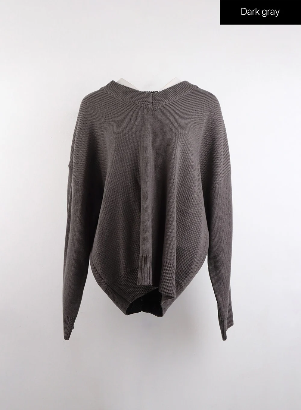 V-Neck Knitted Long Sleeve Sweater OJ419 - Image 13