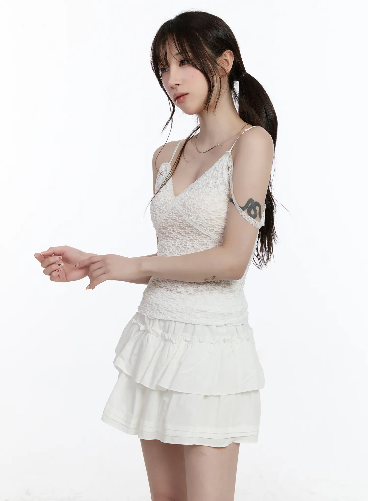 V-Neck Lace Cami Top CA502