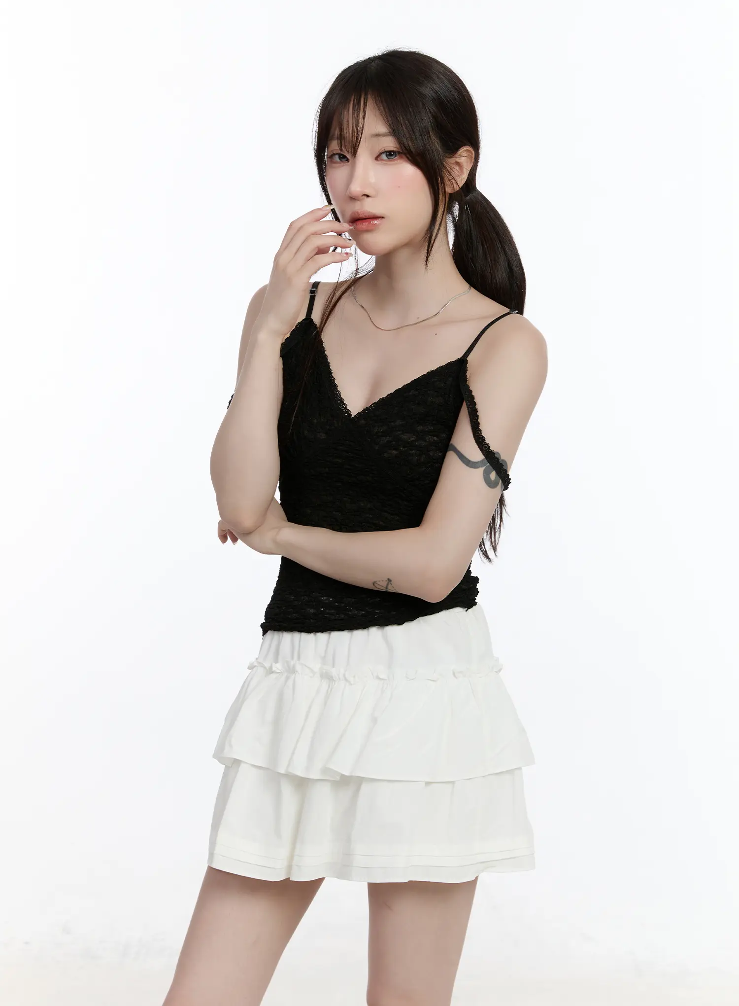 V-Neck Lace Cami Top CA502 - Image 2