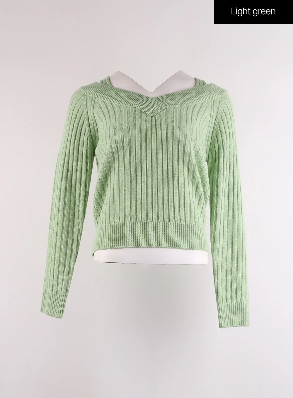 V-Neck Lace Ruched Long Sleeve Top IF402 - Image 8