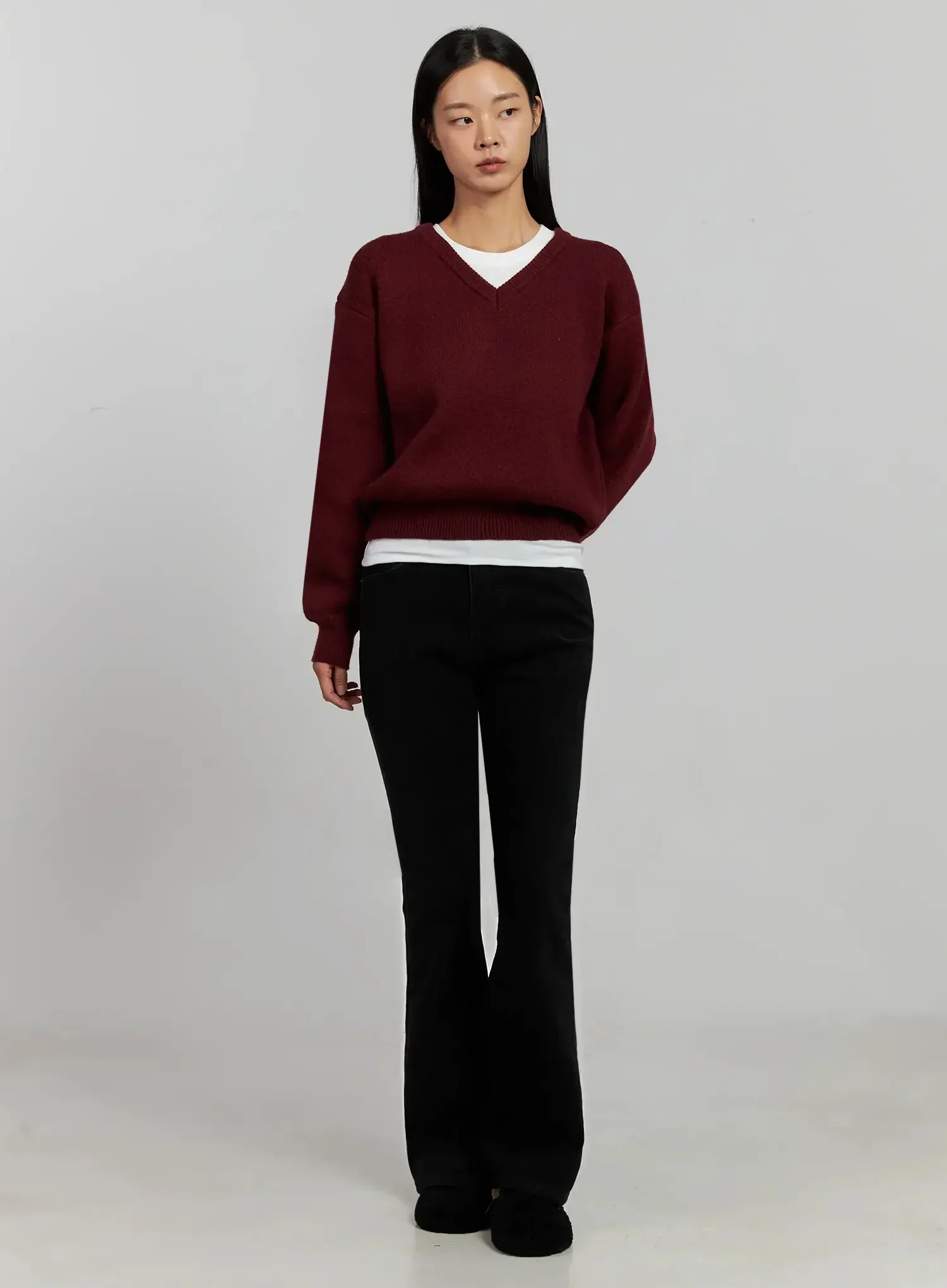 V-Neck Nit Pullover IJ505 - Image 10