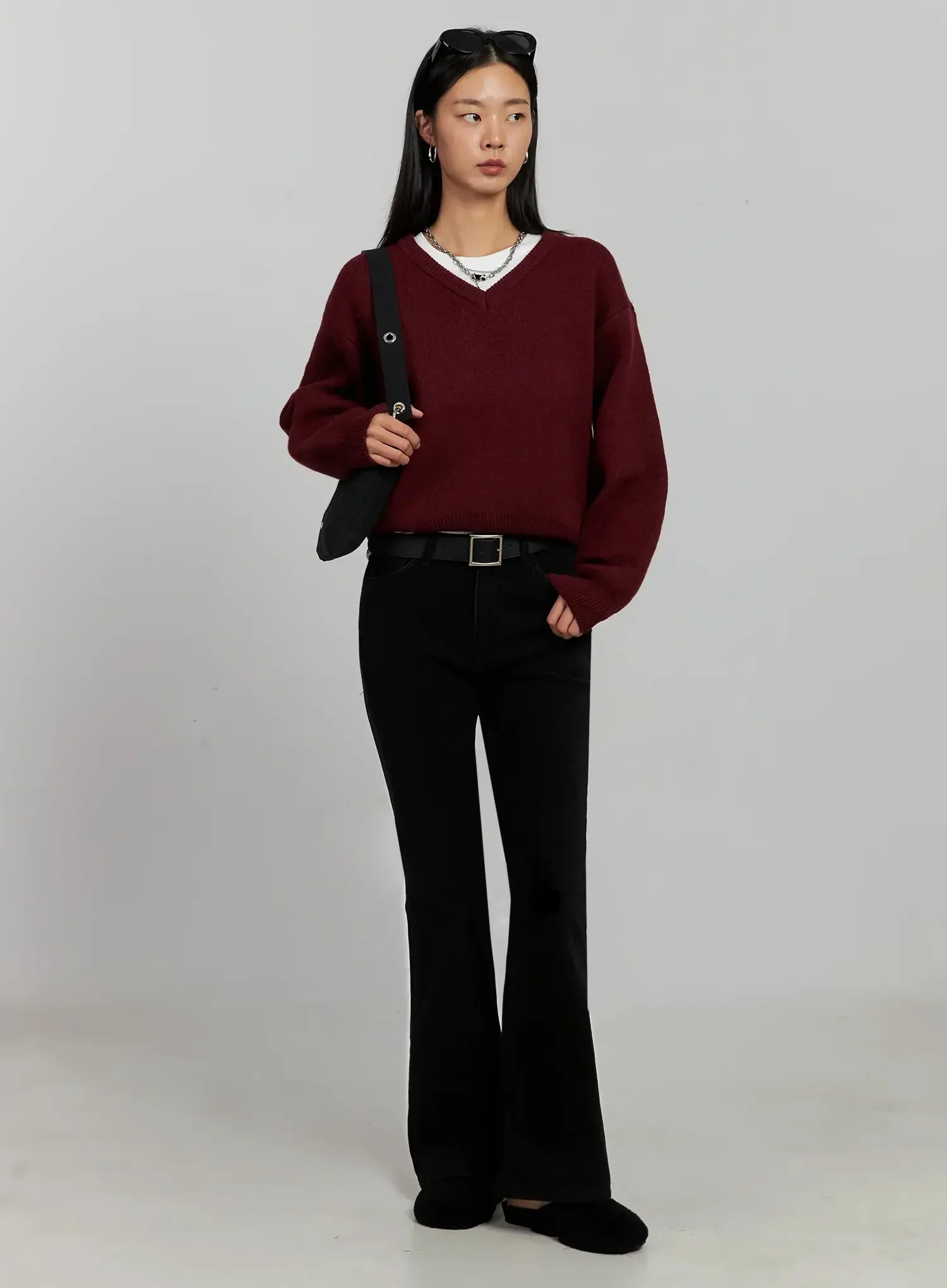 V-Neck Nit Pullover IJ505 - Image 11