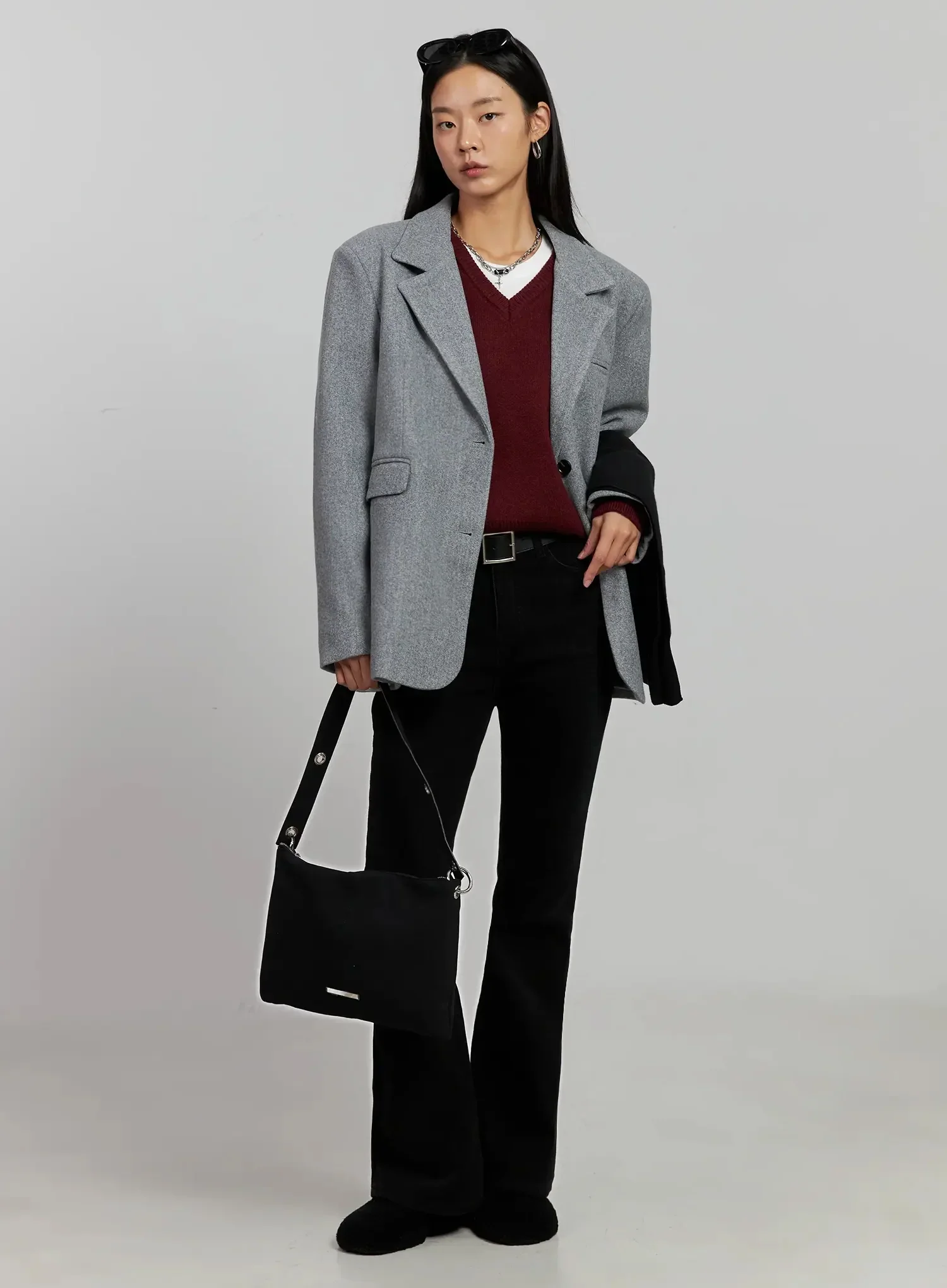 V-Neck Nit Pullover IJ505 - Image 12