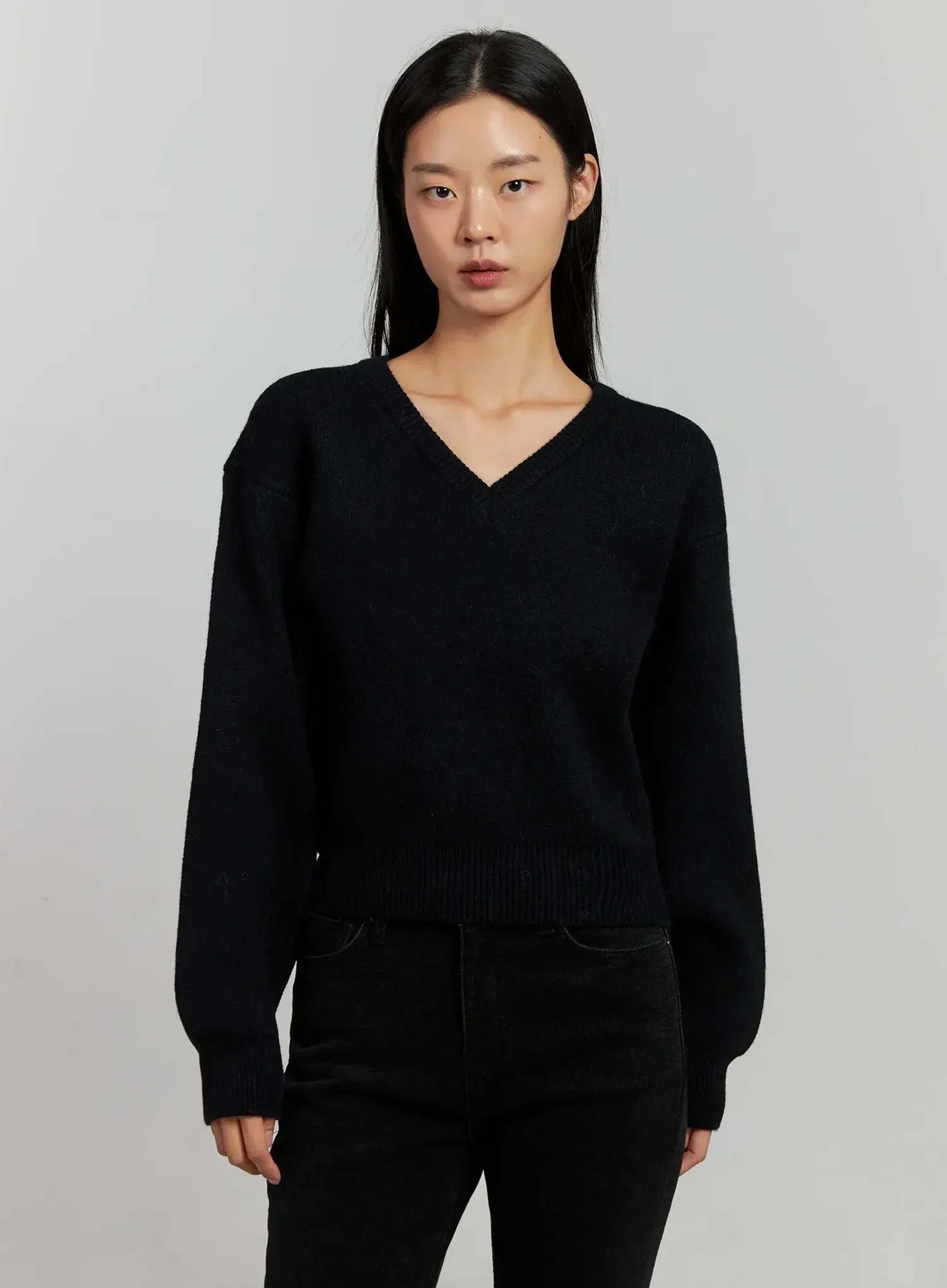 V-Neck Nit Pullover IJ505 - Image 16