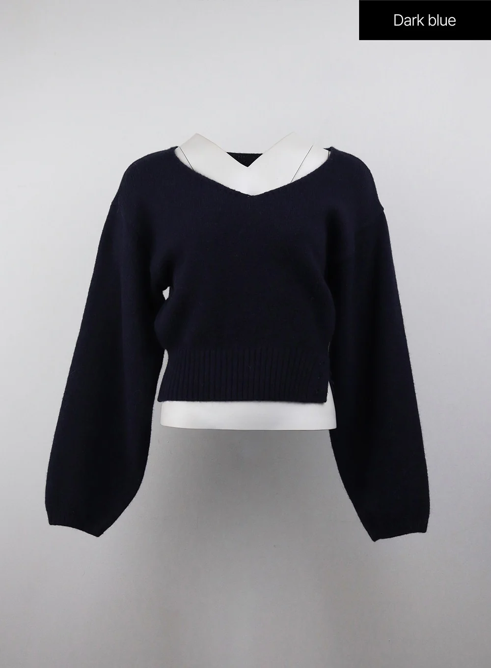 V-Neck Solid Sweater OJ411 - Image 7