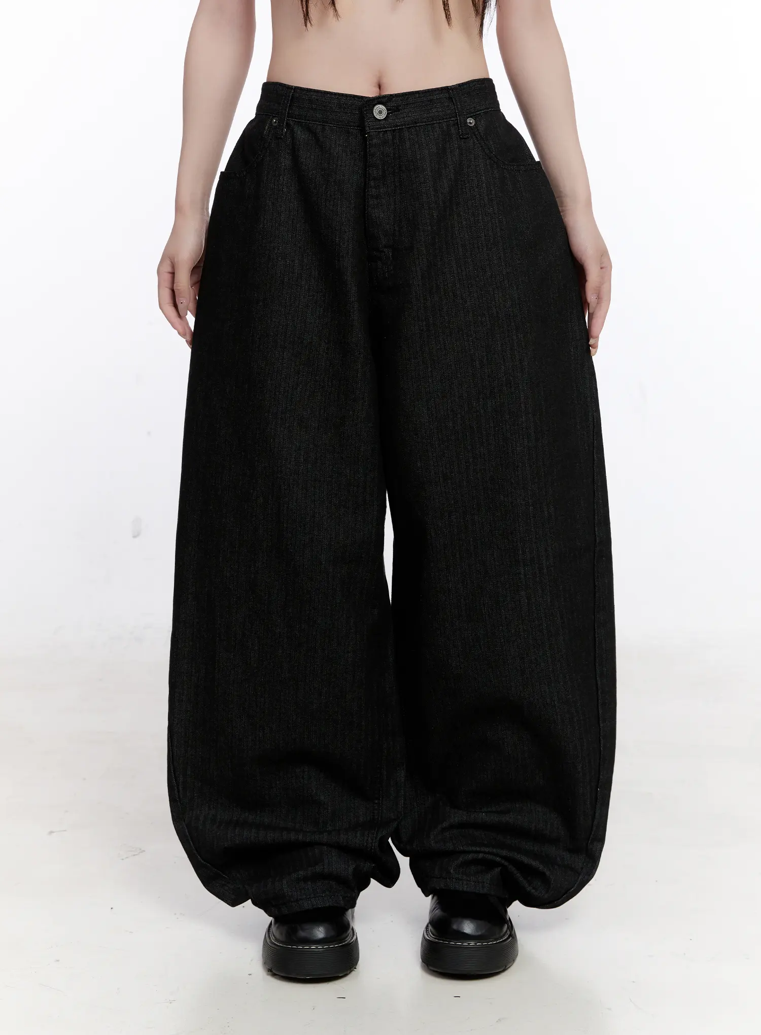 Vada Stitched Wide Leg Jeans CS530 - Image 7