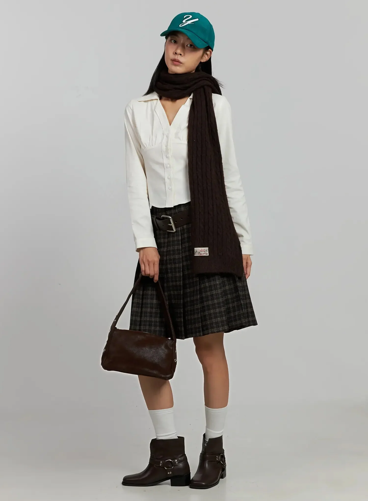 Vegan Leather Bold Belt IJ502 - Image 3