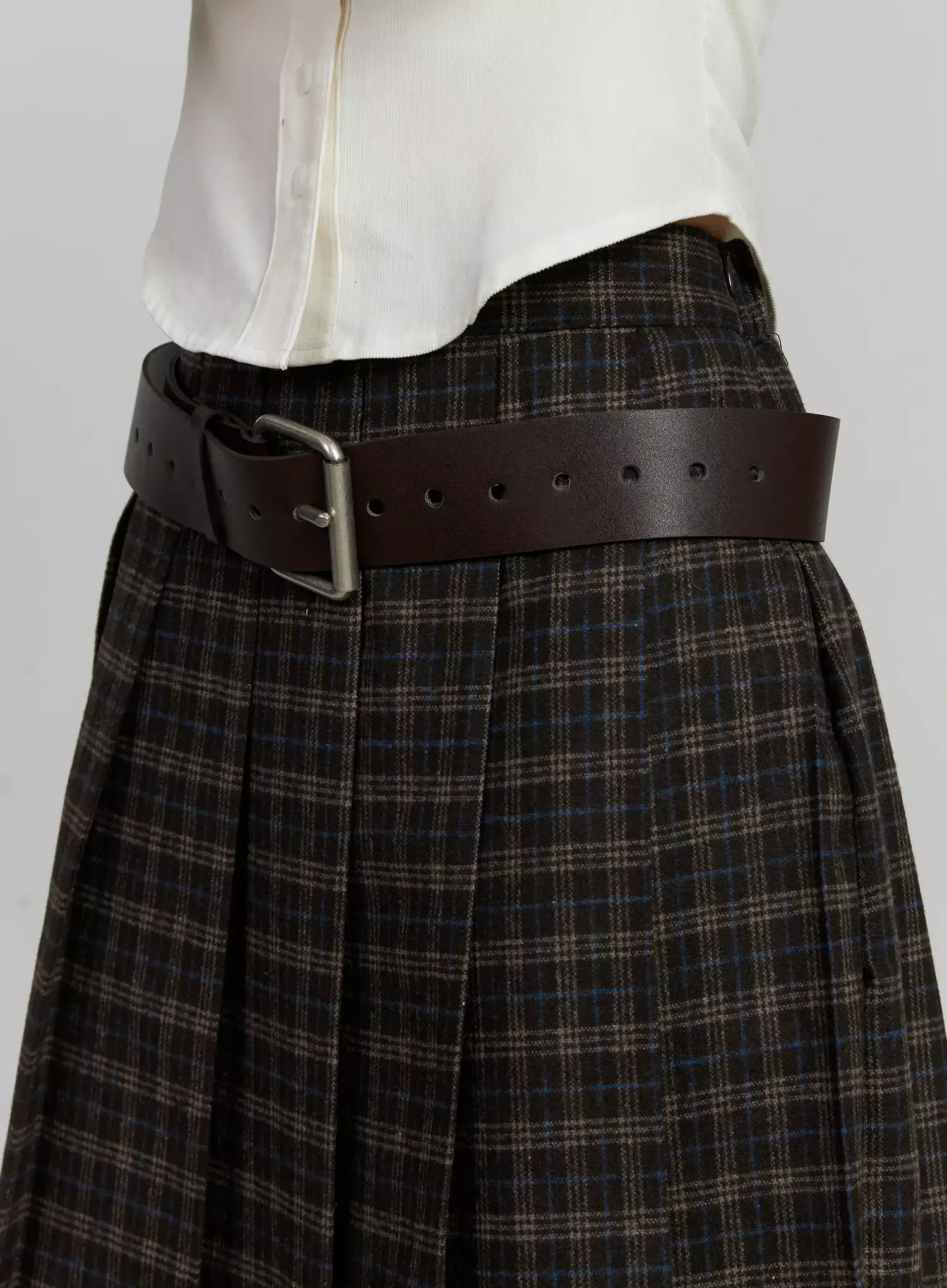 Vegan Leather Bold Belt IJ502 - Image 5