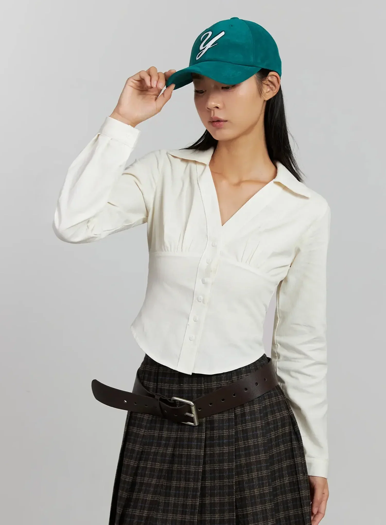 Vegan Leather Bold Belt IJ502 - Image 7