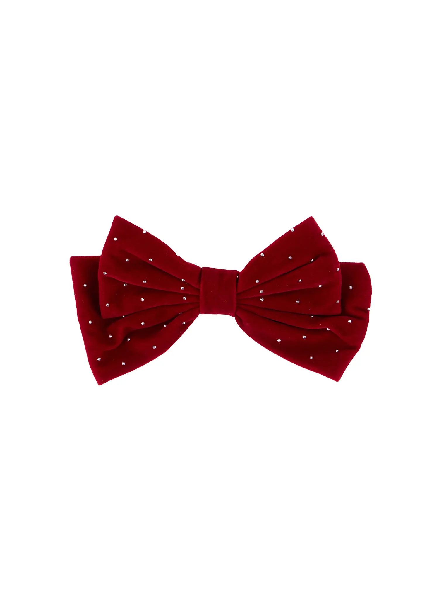 Velvet Bow Hair Clip IN528 - Image 8