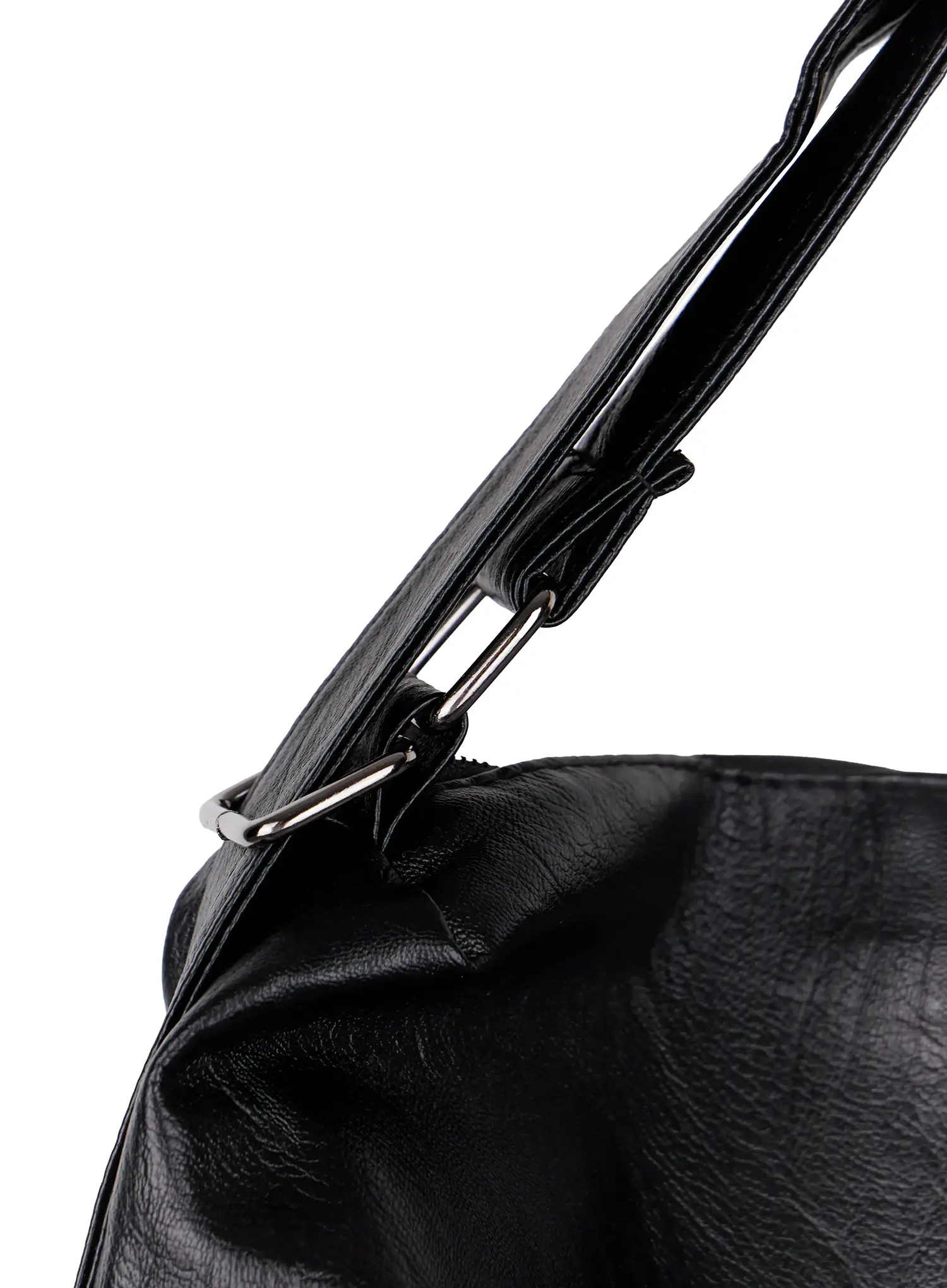 Versatile Faux Leather Shoulder Bag IO502 - Image 11