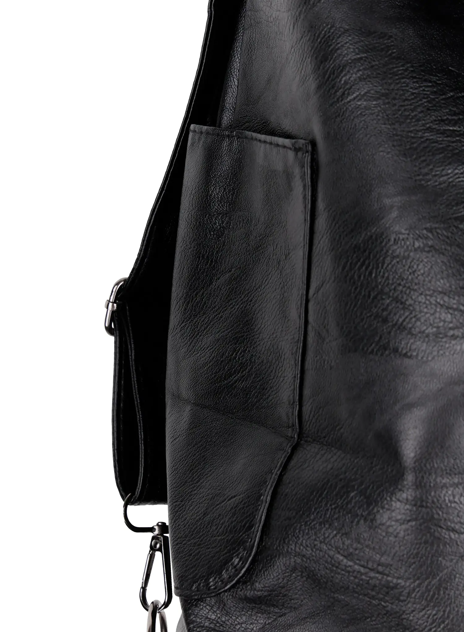 Versatile Faux Leather Shoulder Bag IO502 - Image 12