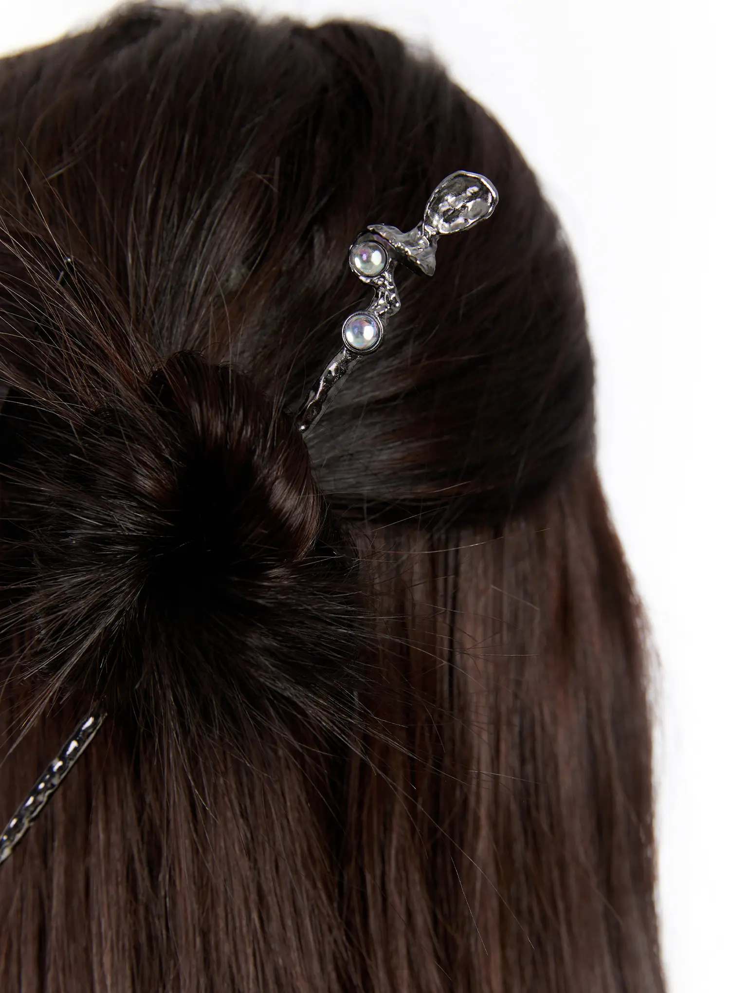 Vintage Black Cubic Hair Stick CO501 - Image 5