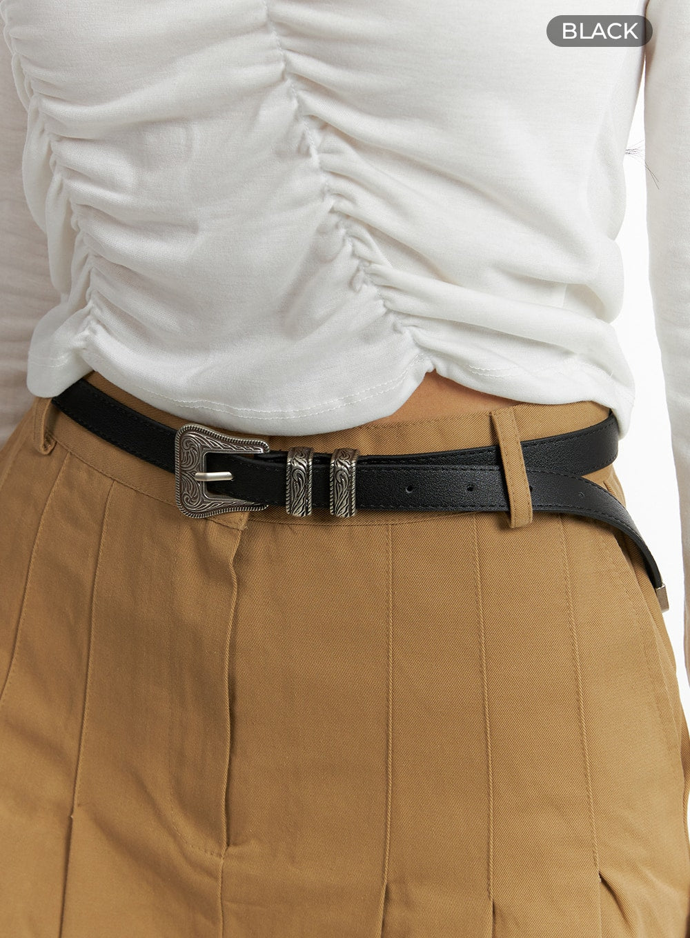 Vintage Buckle Belt CM407 - Image 4