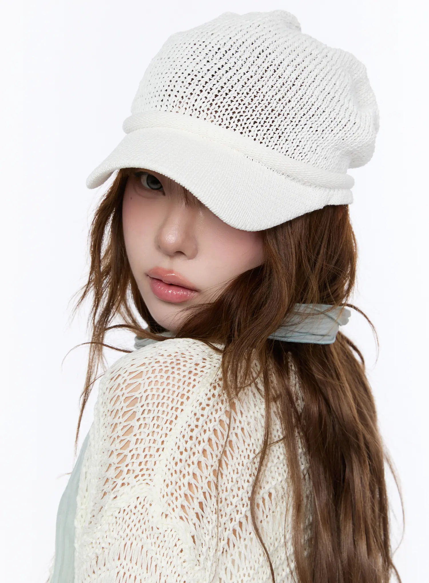 Vintage Crochet Summer Hat CA520 - Image 2
