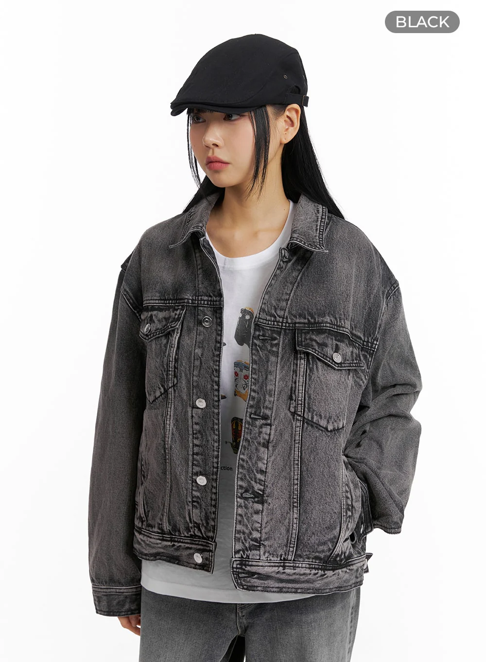 Vintage Denim Jacket (UNISEX) CM407 - Image 10