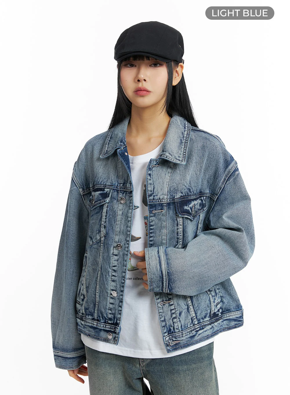 Vintage Denim Jacket (UNISEX) CM407 - Image 11