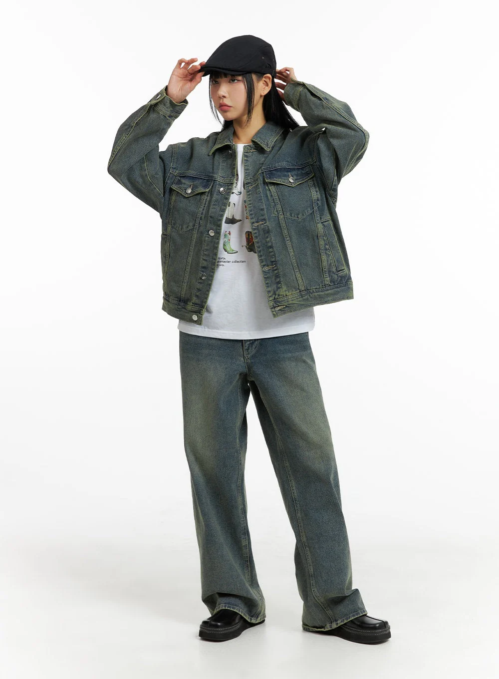 Vintage Denim Jacket (UNISEX) CM407 - Image 2