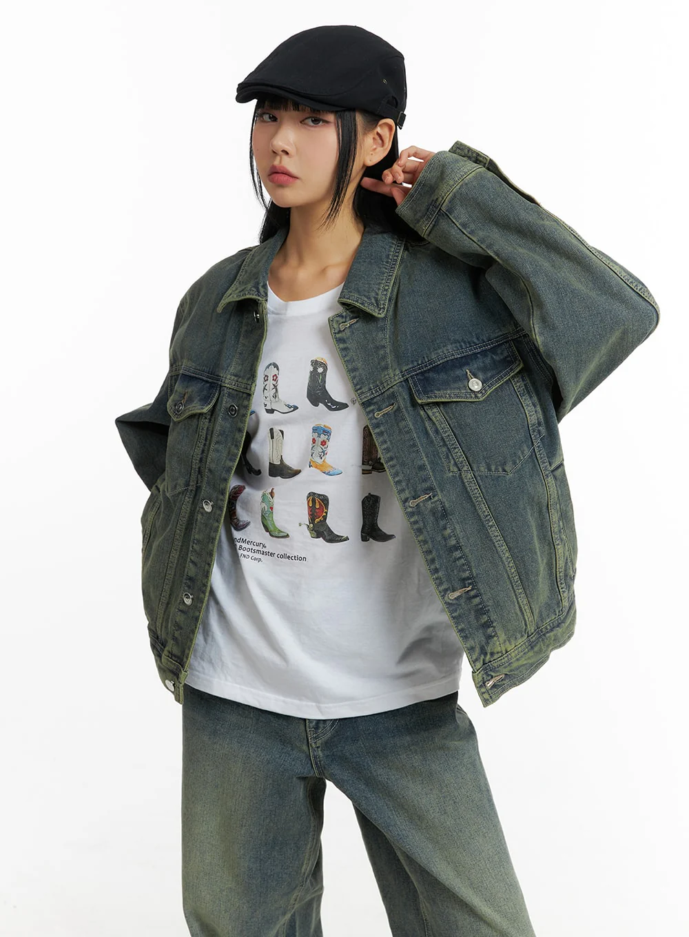 Vintage Denim Jacket (UNISEX) CM407 - Image 3