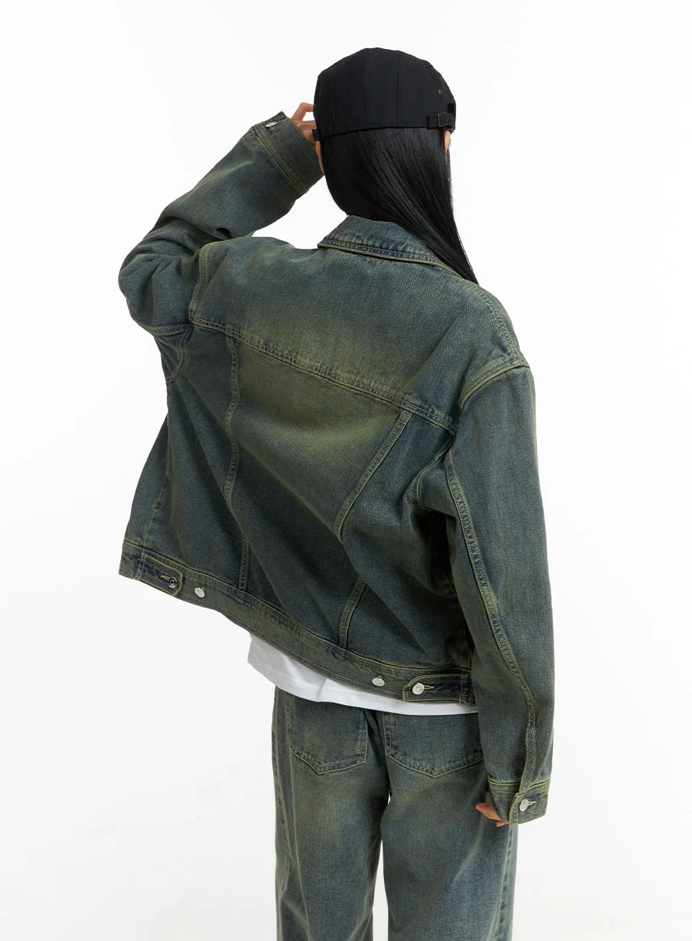 Vintage Denim Jacket (UNISEX) CM407 - Image 8