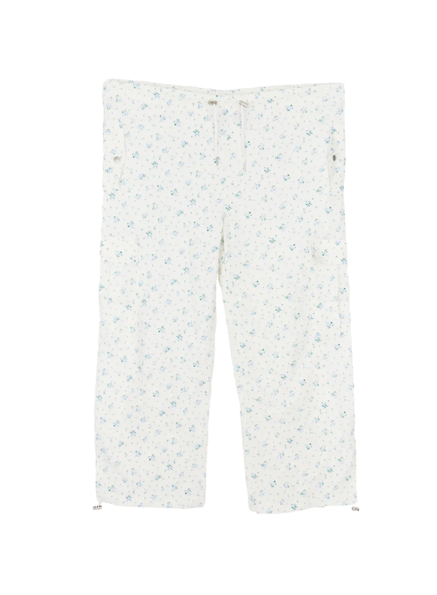 Vintage Floral Wide-Leg Pants CM526 - Image 12