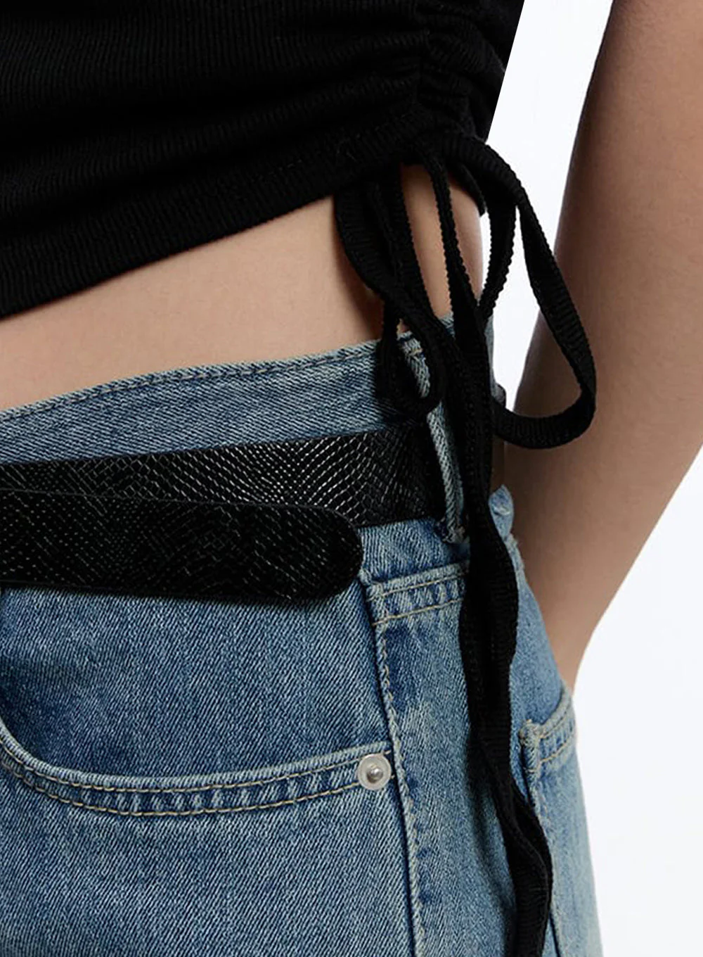 Vintage Square Buckle Belt IU503 - Image 3