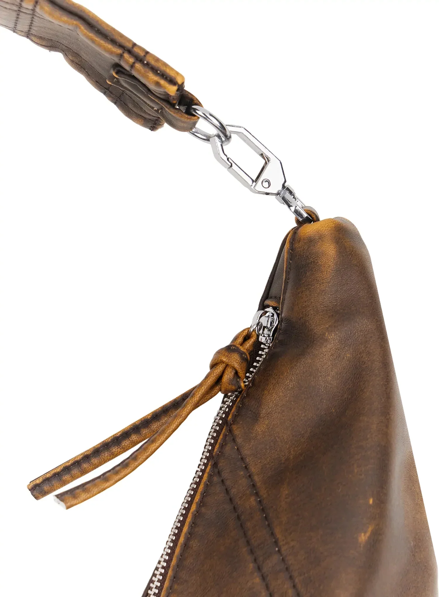 Vintage Stitched Shoulder Bag IA507 - Image 10