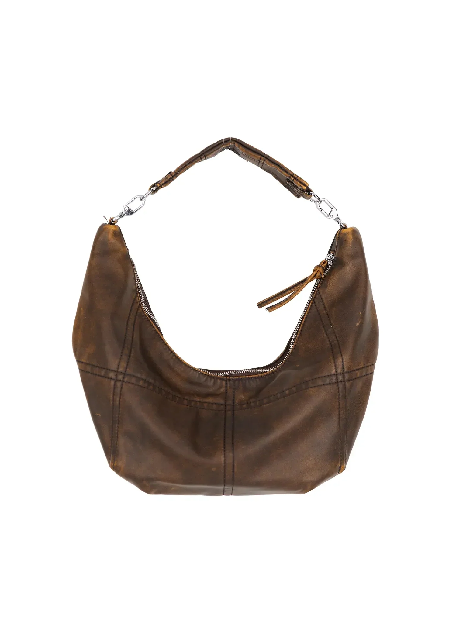Vintage Stitched Shoulder Bag IA507 - Image 9