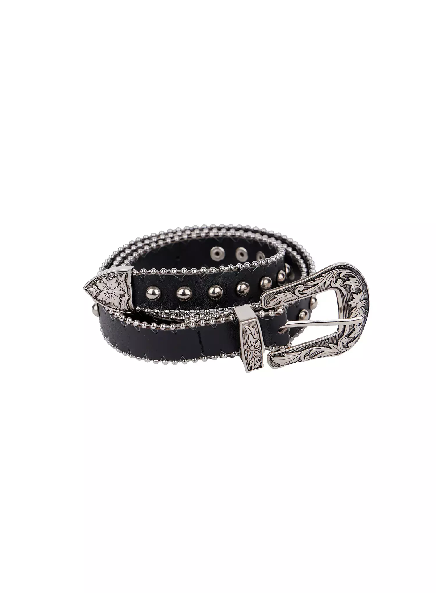 Vintage Studded Skinny Belt IN514 - Image 7