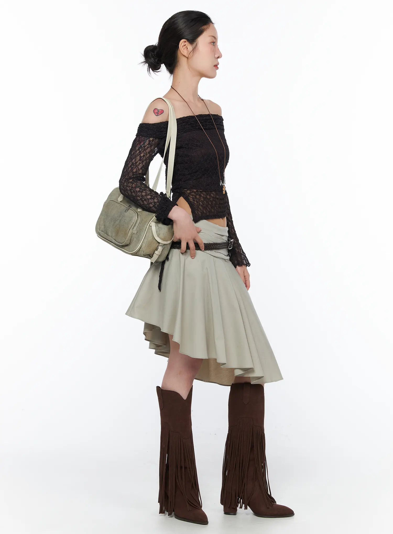 Vintage Style Pocket Shoulder Bag CA527 - Image 4