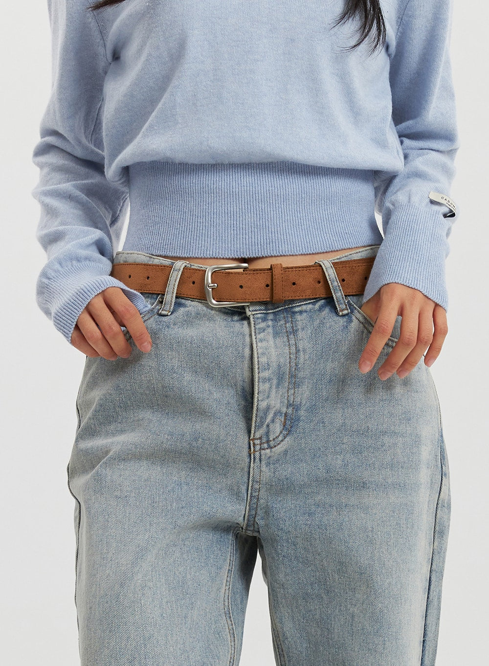 Vintage Suede Belt CD322 - Image 2