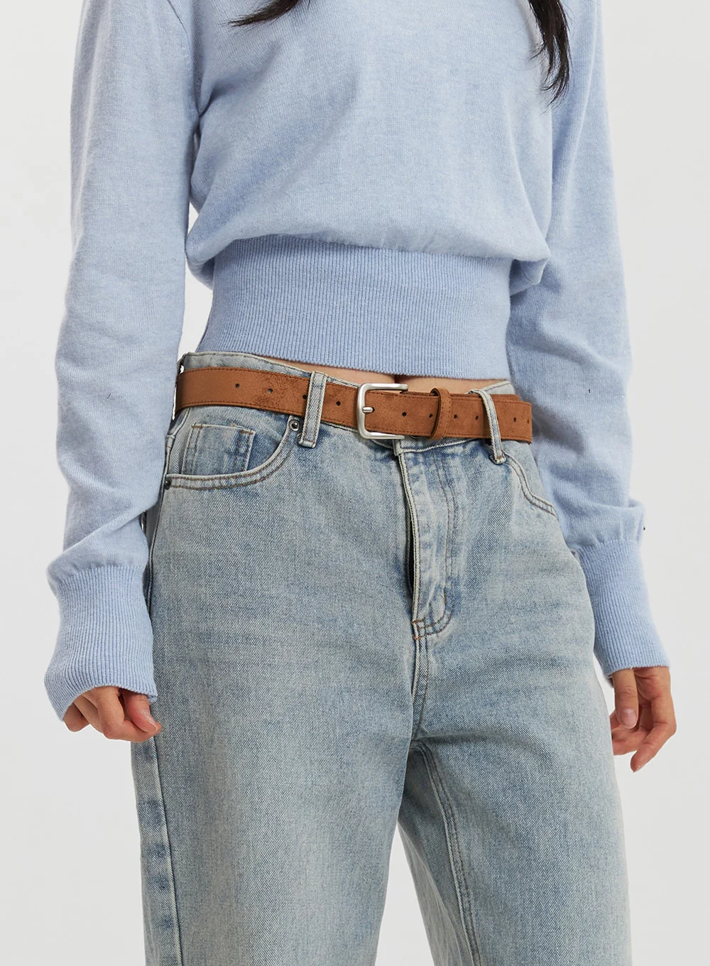 Vintage Suede Belt CD322 - Image 3