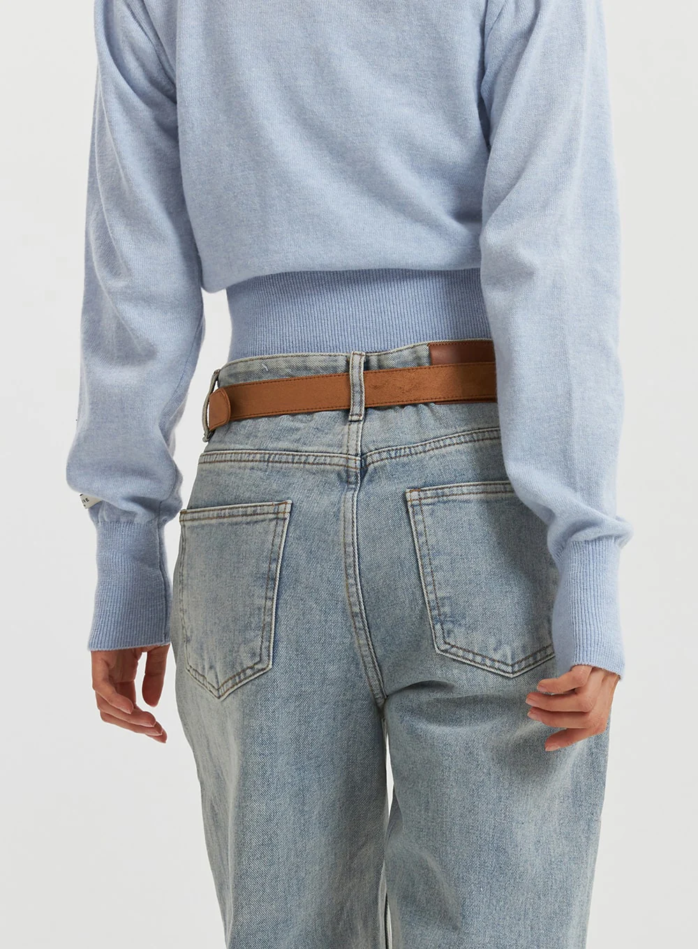 Vintage Suede Belt CD322 - Image 4