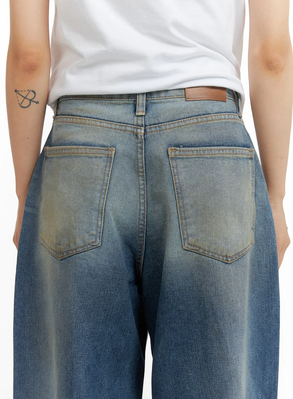 Vintage Washed Baggy Jeans CM426 - Image 6