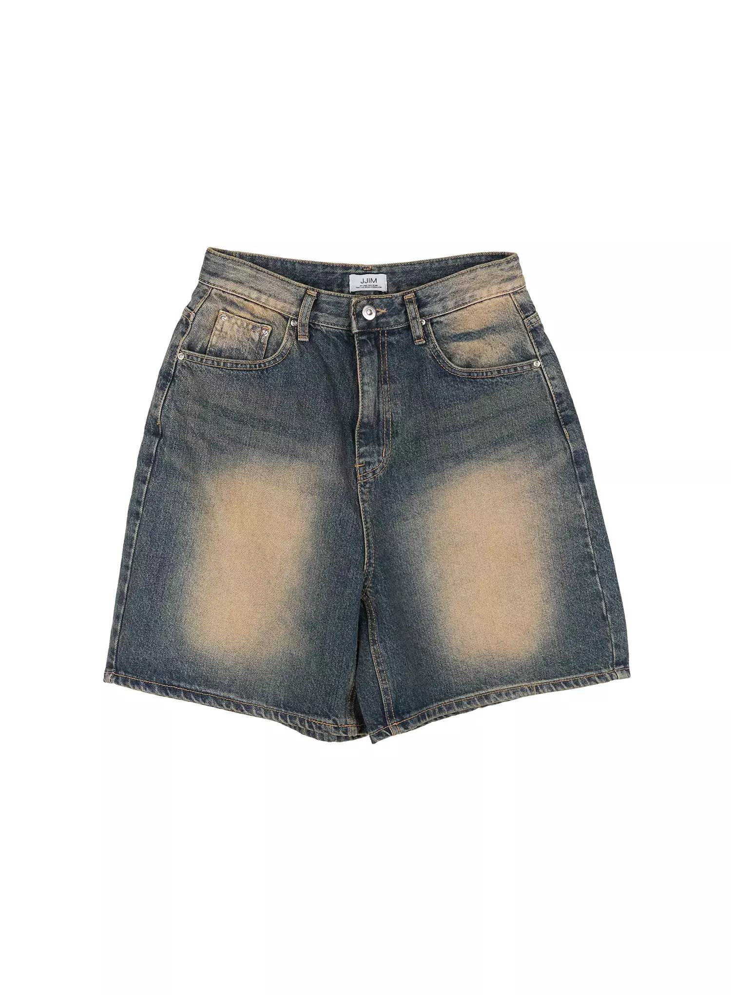 Vintage Washed Wide-Fit Jorts IU523 - Image 16