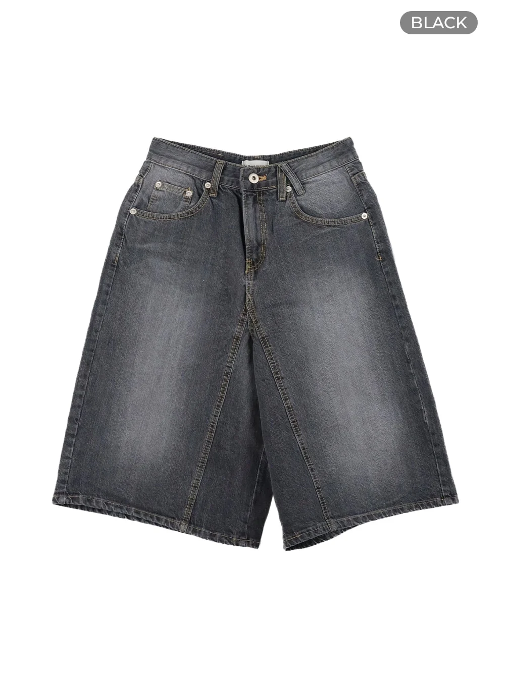 Vintage Washed Wide Leg Jorts CA415 - Image 8