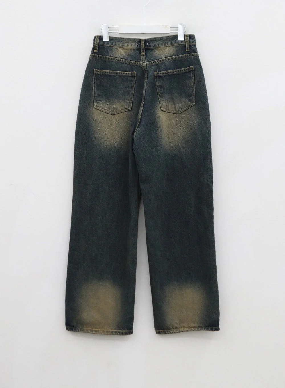 Vintage Washing Wide Leg Denim Pants CN14 - Image 15