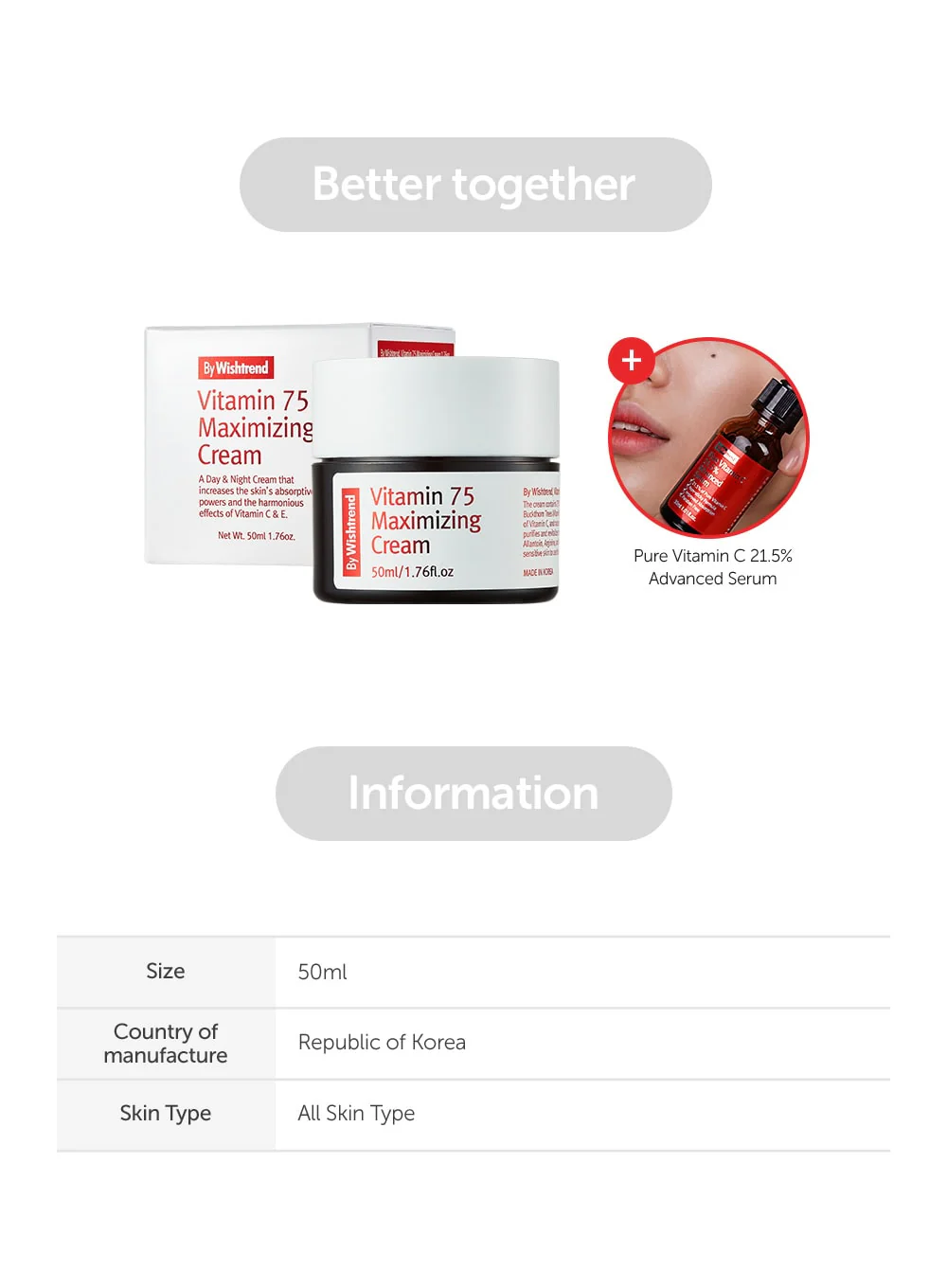 Vitamin 75 Maximizing Cream (50g) - Image 12