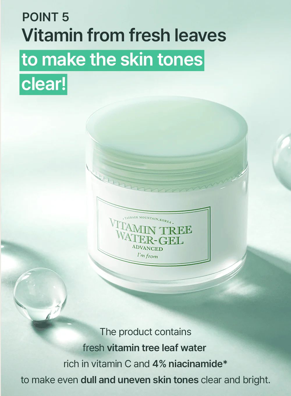 Vitamin Tree Water Gel Advanced (75g) - Image 14