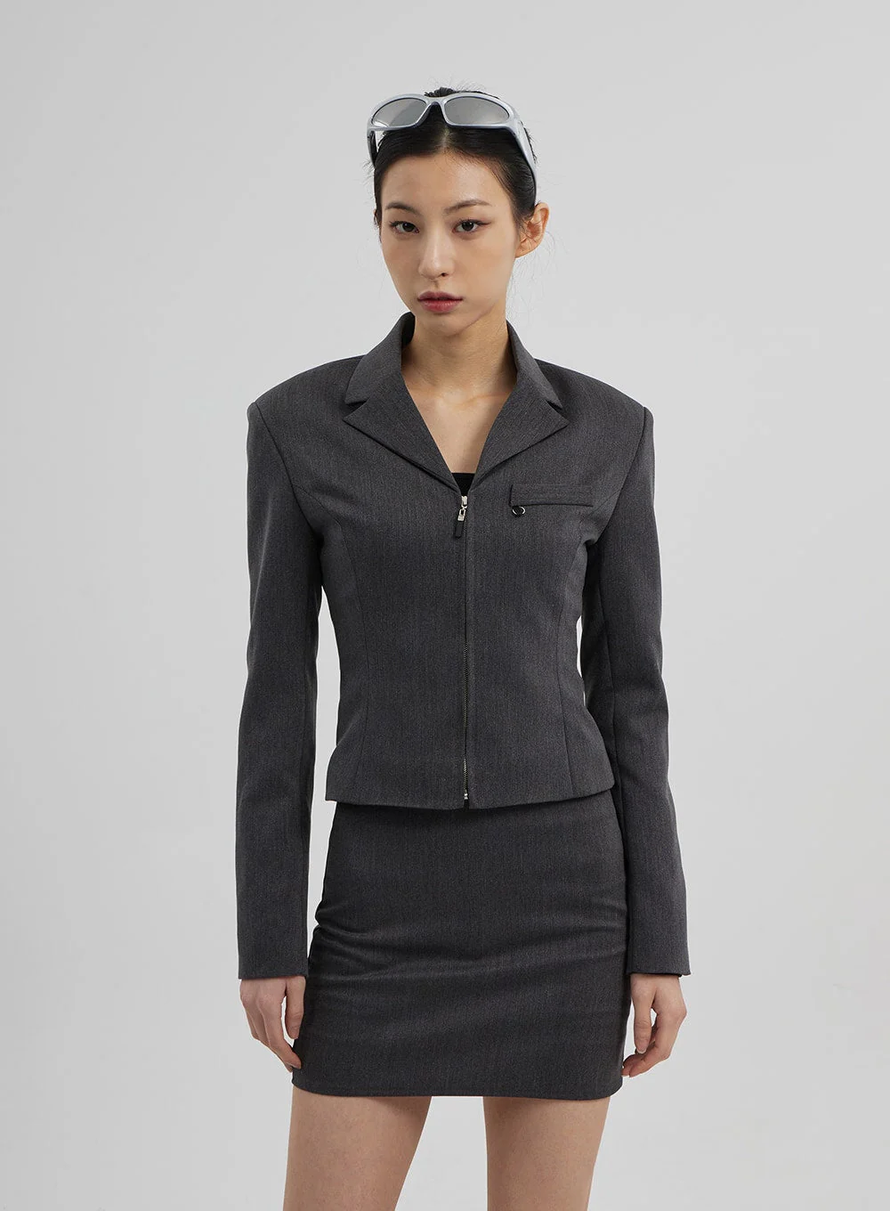 Waist Strap Mini Skirt CF309 - Image 11