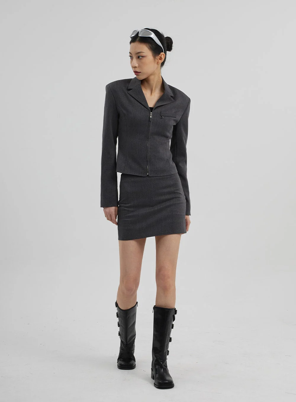 Waist Strap Mini Skirt CF309 - Image 3