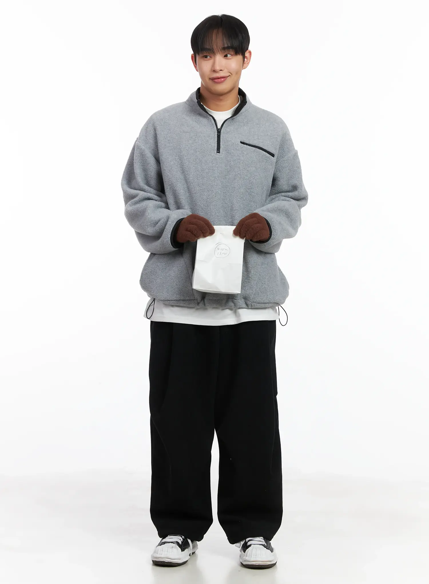 Warm Fleece Quarterzip ID515