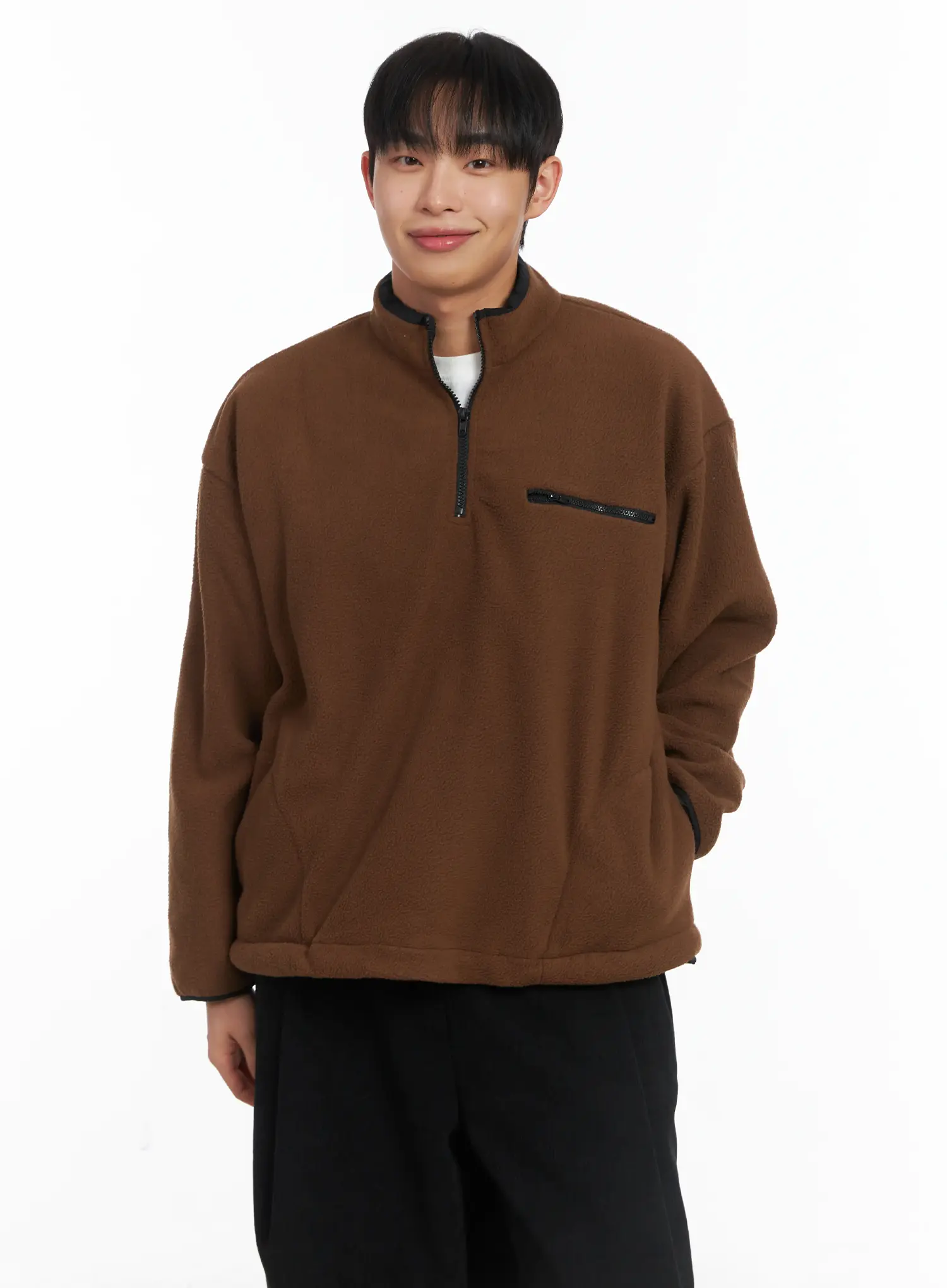 Warm Fleece Quarterzip ID515 - Image 11
