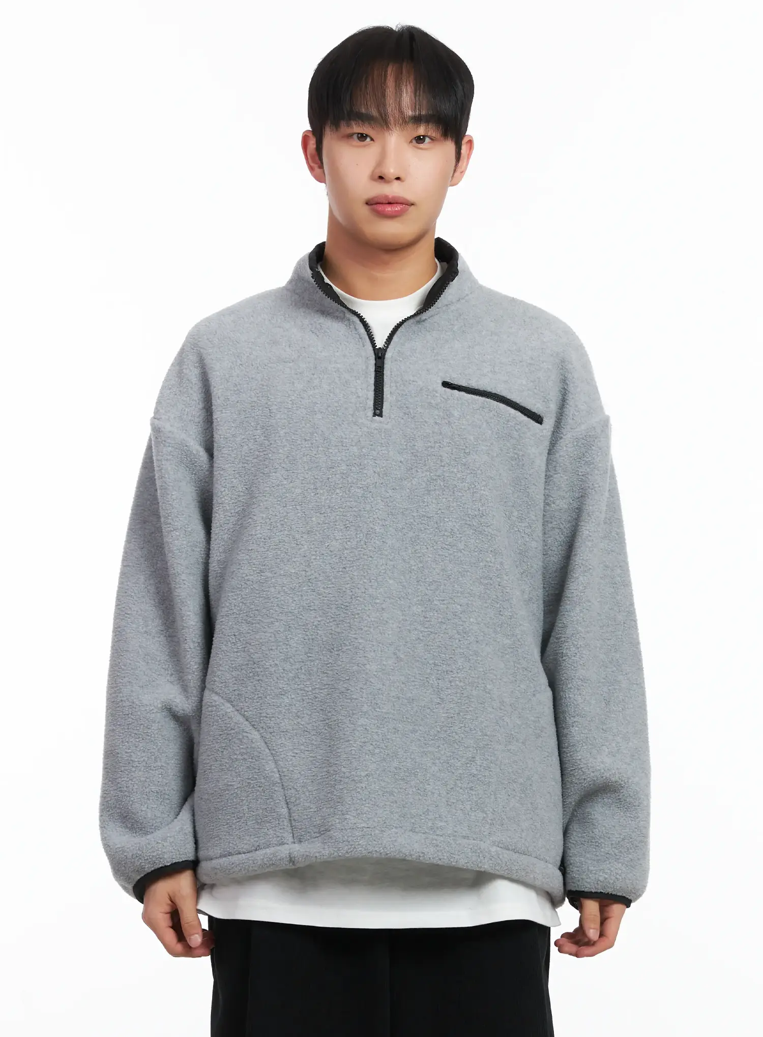 Warm Fleece Quarterzip ID515 - Image 12