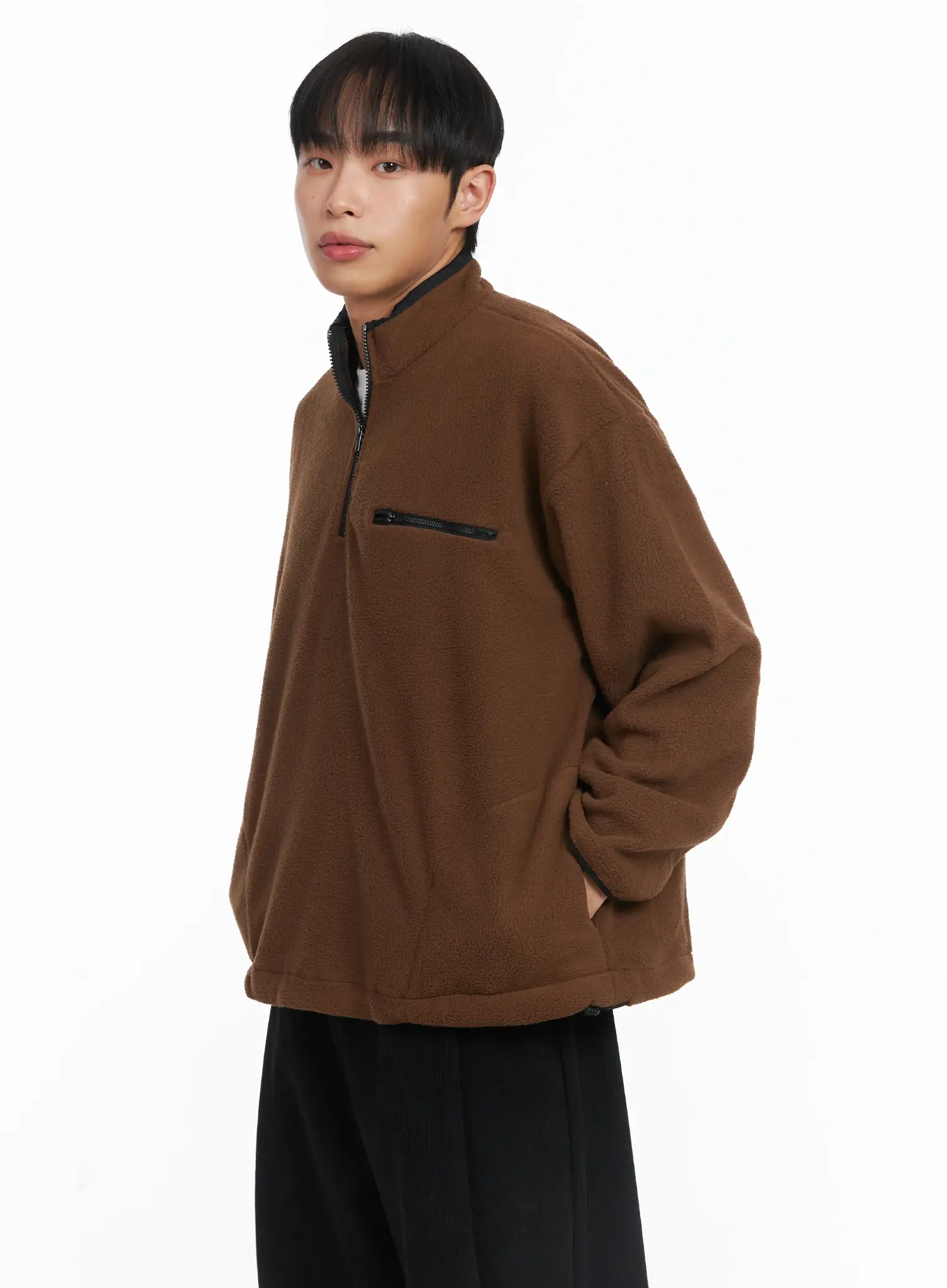 Warm Fleece Quarterzip ID515 - Image 2